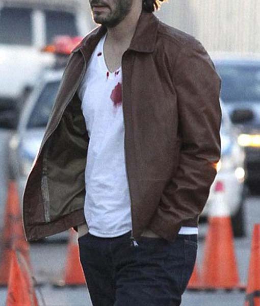 Keanu Reeves John Wick Brown Jacket
