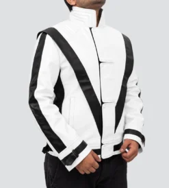 MJ Thriller White Jacket-Side
