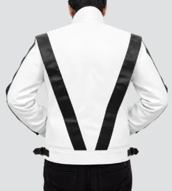 MJ Thriller White Jacket-Back