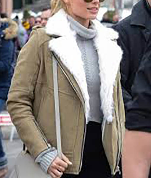 Margot Robbie Leather Jacket