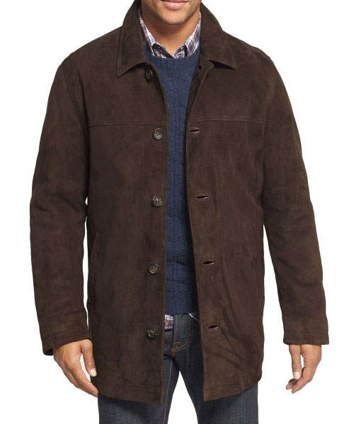 Jason Brown Leather Coat