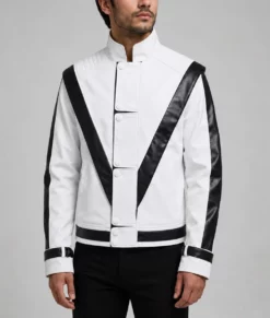 Michael Jackson White Thriller Jacket-Front