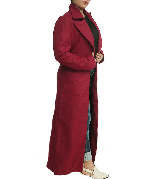 Michelle Obama Maroon Coat