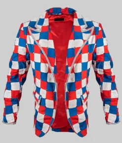 Elton John Rocketman Checked Blazer-1