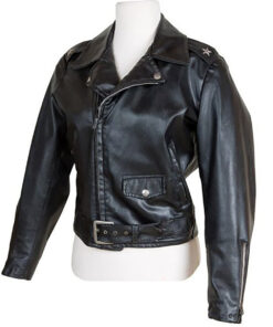 Sandy Grease Leather Jacket