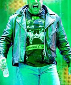 WWE Triple H Black Motorcycle Jacket