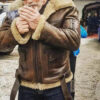 Arnold Schwarzenegger Mens Aviator B-6 Jacket