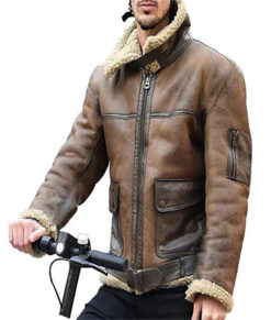 Arnold Schwarzenegger Mens Aviator B-6 Jacket