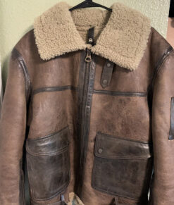 Arnold Schwarzenegger Mens Aviator B-6 Jacket