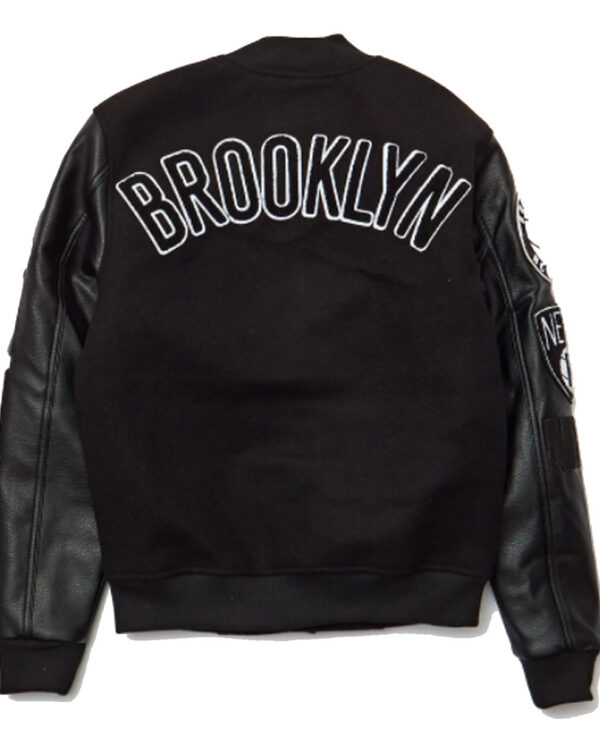Brooklyn Nets Mens Varsity Jacket
