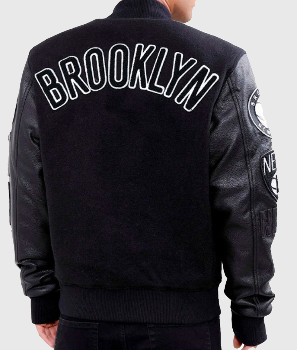 nets varsity jacket