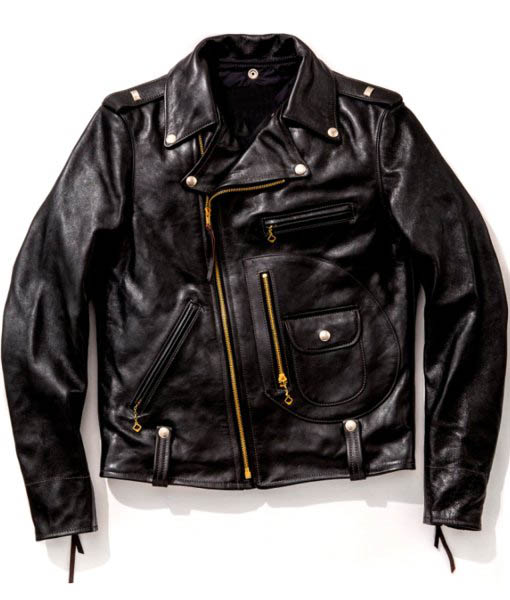 J-24 Biker Leather Jacket