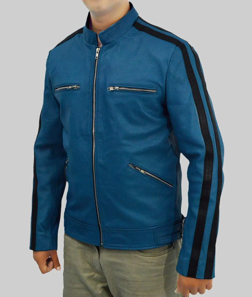 Samuel Barnett Dirk Gently’s Holistic Jacket-Side View