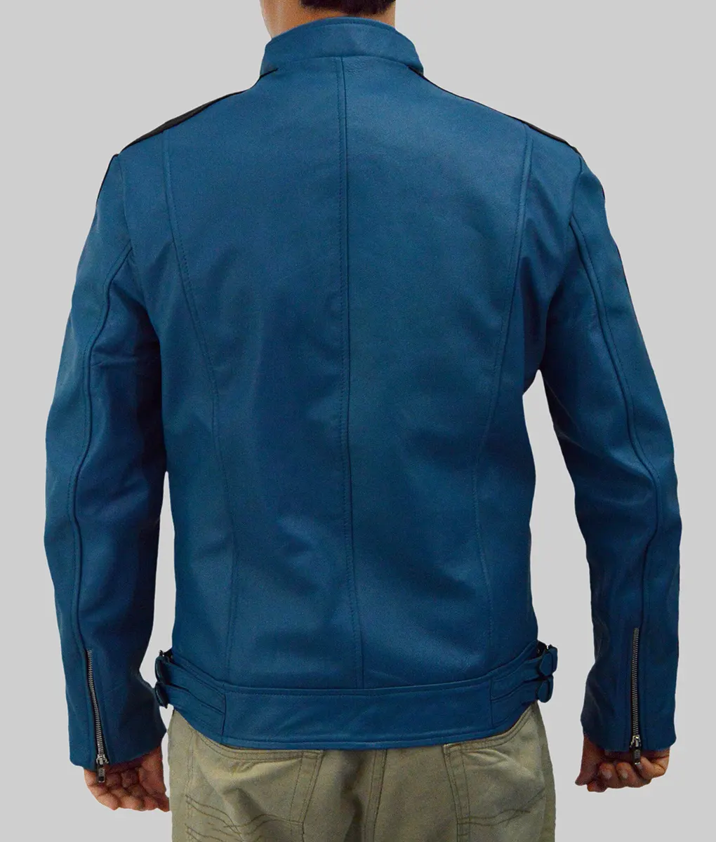 Samuel Barnett Dirk Gently’s Holistic Jacket-Back View