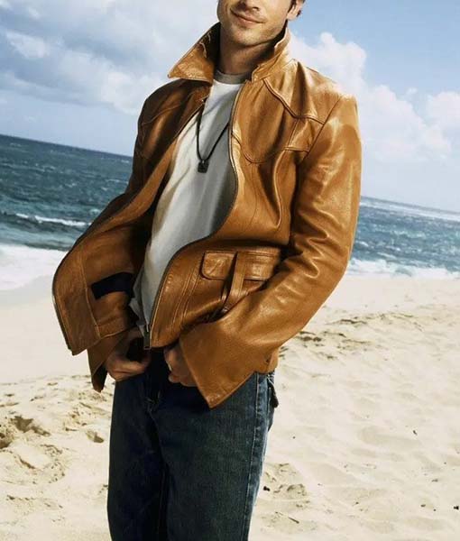Damon Salvatore The Vampire Diaries Brown Jacket