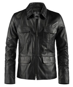 Damon Salvatore The Vampire Diaries Leather Jacket