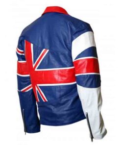 UK Union Flag Leather Jacket