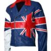 UK Union Flag Leather Jacket