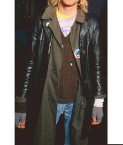 Kurt Cobain Leather Coat
