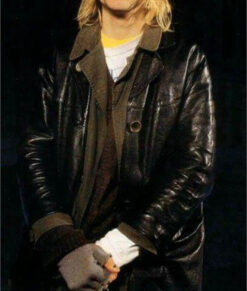 Kurt Cobain Leather Coat