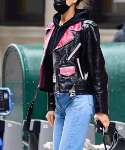 NYC Irina Shayk Leather Jacket