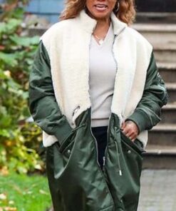 Robyn McCall The Equalizer 2021 Green Coat