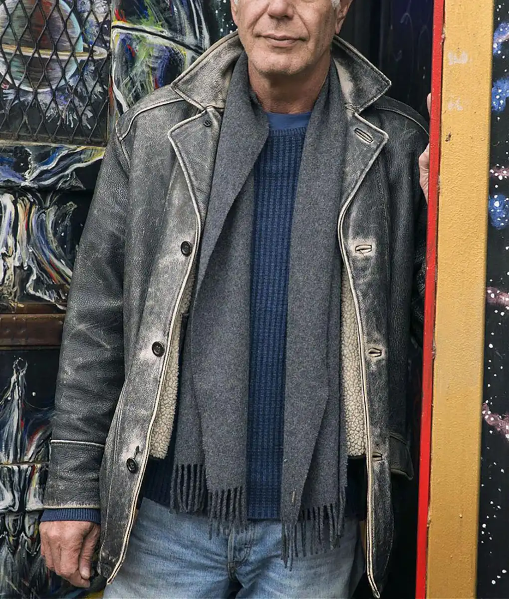 Anthony Bourdain Leather Jacket | NYC Jackets