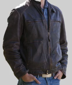 Ty Borden Heartland Leather Jacket-Side View