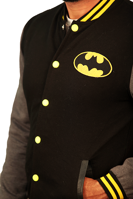 Batman Varsity Jacket With Classic Logo