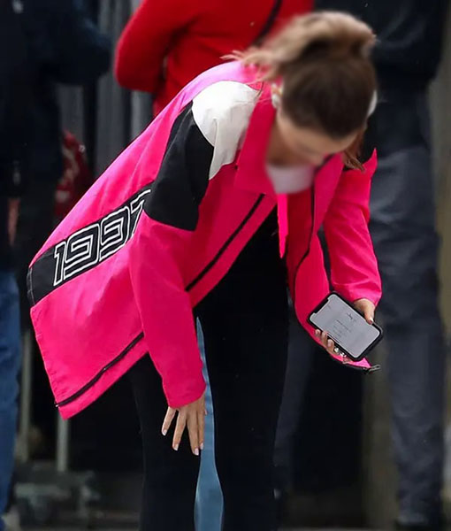Lily Colin Emily in Paris S02 Pink Jacket