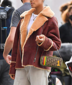 Julien Calloway Gossip Girl Shearling Jacket