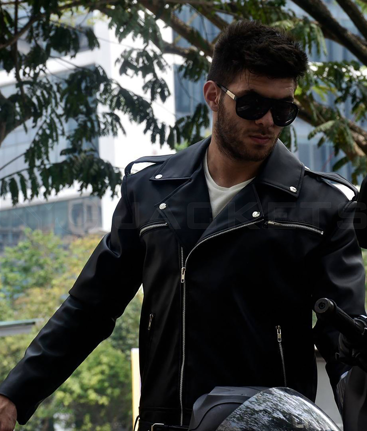 These Things Happen When It’s Dark Out Leather Jacket