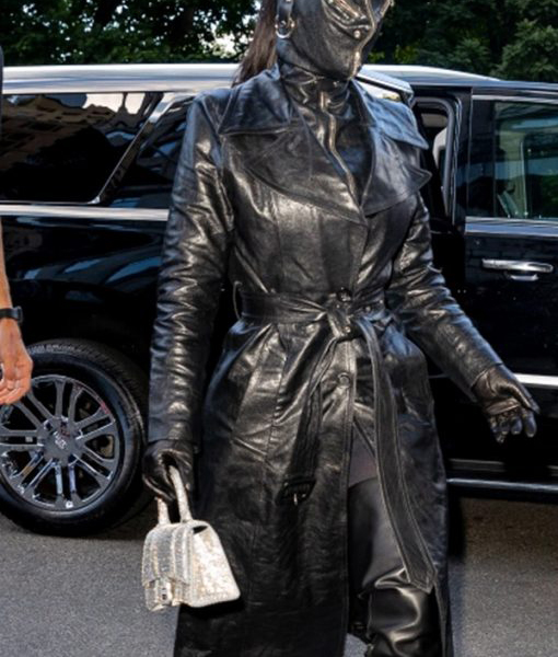 Kim Kardashian Met Gala 2021 Black Coat