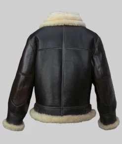 Orban Men's Black B-3 Bomber Leather Jacket