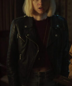 Pia Brewer Clickbait 2021 Leather Jacket