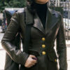 Melody Bayani The Equalizer Black Leather Jacket