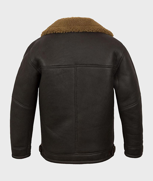 Anderson Black Faux Shearling Leather Jacket