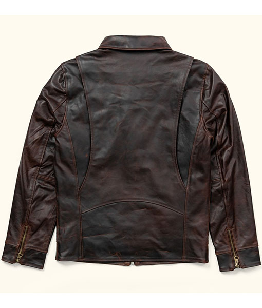 Anton Dark Brown Leather Jacket