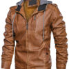 David Vintage Brown Leather Jacket
