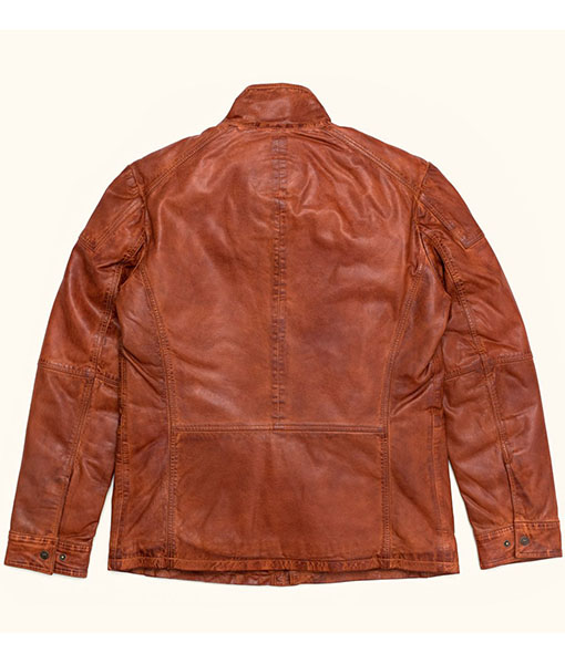 Edward Leather Field Jacket