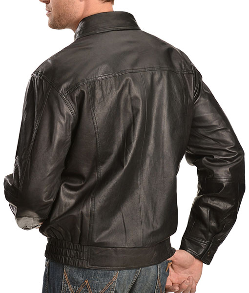 Hobert Black Premium Leather Jacket