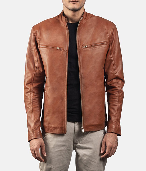 Jack Classic Brown Leather Jacket