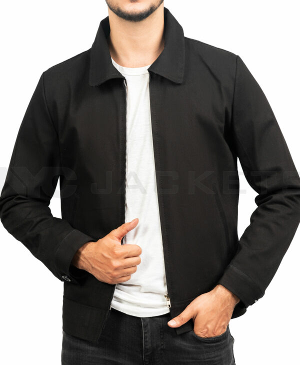 Jack Reacher Black Cotton Jacket