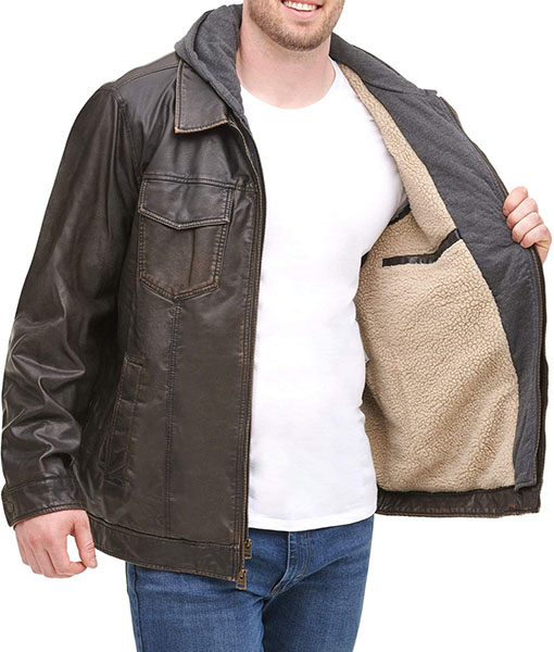 Joe Dark Brown Leather Jacket