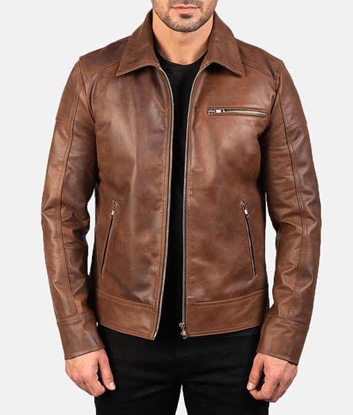 Kevin Brown Leather Jacket