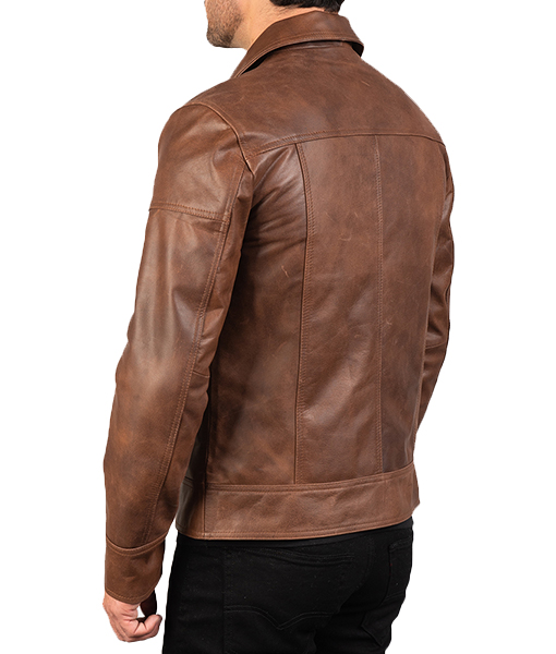 Kevin Brown Leather Jacket