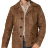 Major Cowboy Brown Leather Jacket