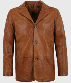 Major Cowboy Brown Leather Jacket