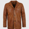 Major Cowboy Brown Leather Jacket