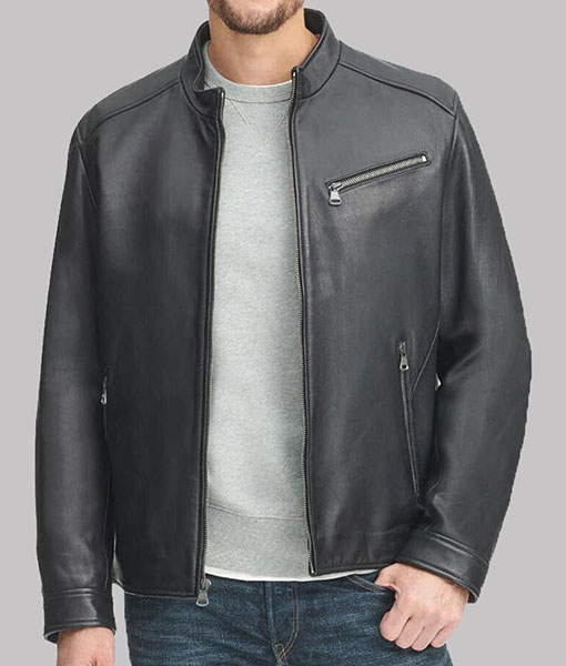 Men’s Casual Style Leather Jacket